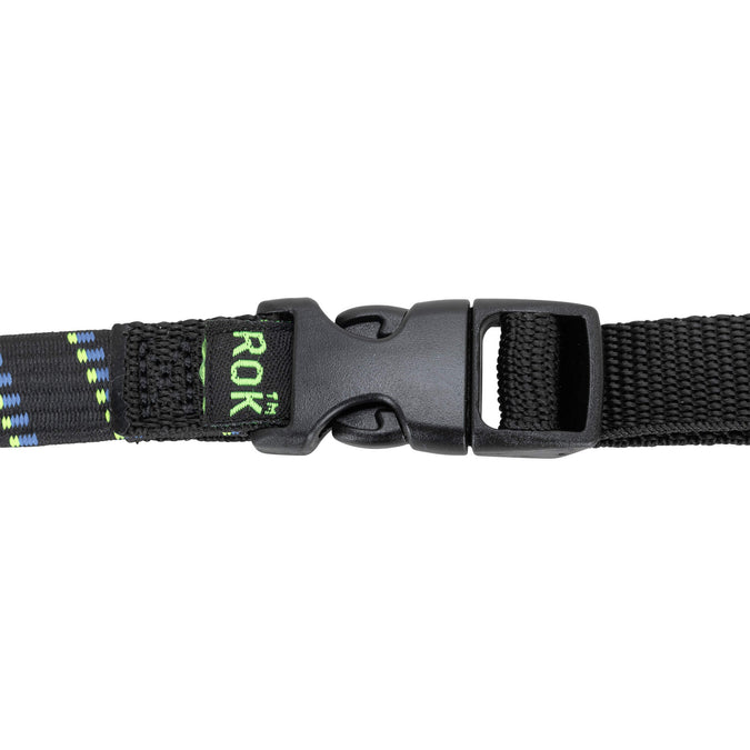 The Ultimate Adjustable Cargo Straps - 12"-42" x 5/8" - Black/Blue/Green
