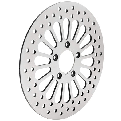 18 Spoke Stainless Steel Brake Rotor - 11.5 inches - Replaces Harley-Davidson OEM# 44136-92/44156-00