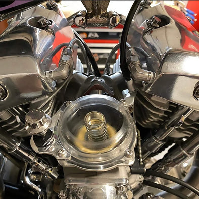 Clear CV Carburetor Cover 1988-2006 Harley-Davidson Big Twin & Sportster