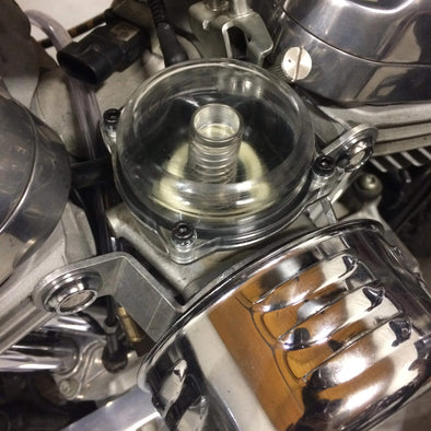 Clear CV Carburetor Cover 1988-2006 Harley-Davidson Big Twin & Sportster