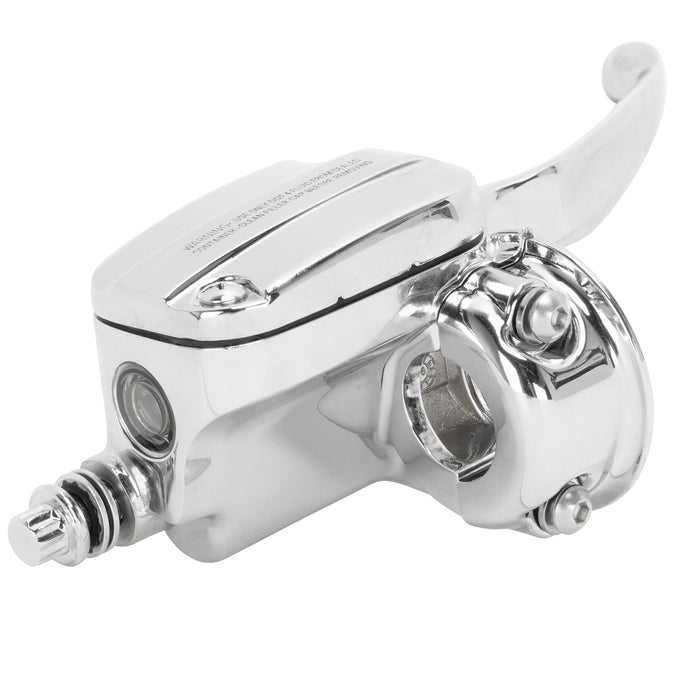 Jaymax Chrome Skull Brake Master Cylinder And Clutch Perch Lever Set For 1" Handlebar