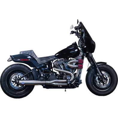 LAF Drop Down Drag Pipes For Harley Shovelhead FX FLH 1971-1984 - Chopper Style
