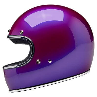 Gringo DOT/ECE R22.06 Approved Full Face Helmet - Metallic Grape