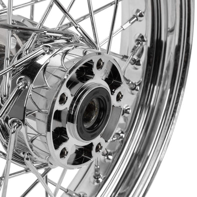 16 x 3.00 40 Spoke Chrome Front Wheel 1996-1999 Harley-Davidson FLSTS