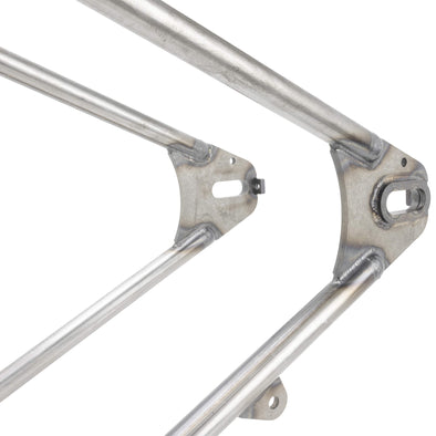 Full Rigid Frame 1957-1985 Harley-Davidson Ironheads - Disc Brake rear - Sporty Tank Mounts - Horseshoe Oil Tank