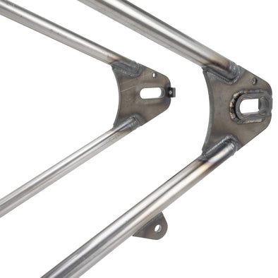 Full Rigid Chopper Frame 1957-1985 Harley-Davidson Ironheads - 3" Up - Disc Brake rear - Frisco Tank Mounts - Horseshoe Oil Tank