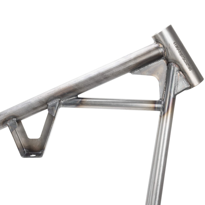 Full Rigid Chopper Frame 1957-1985 Harley-Davidson Ironheads - 3" Up - Disc Brake rear - Frisco Tank Mounts - Horseshoe Oil Tank