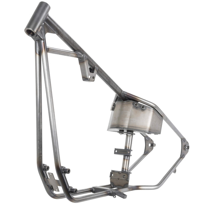 Full Rigid Chopper Frame 1986-2003 Harley-Davidson Sportsters - 3" Up - Frisco Tank Mounts - Horseshoe Oil Tank