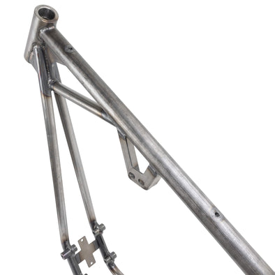 Full Rigid Chopper Frame 1986-2003 Harley-Davidson Sportsters - 3" Up - Frisco Tank Mounts - Horseshoe Oil Tank