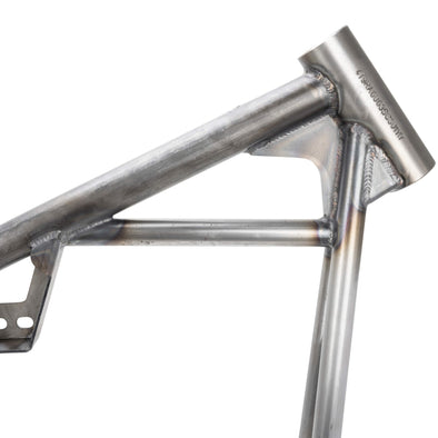 Full Rigid Chopper Frame 1986-2003 Harley-Davidson Sportsters - 3" Up - Frisco Tank Mounts - Horseshoe Oil Tank