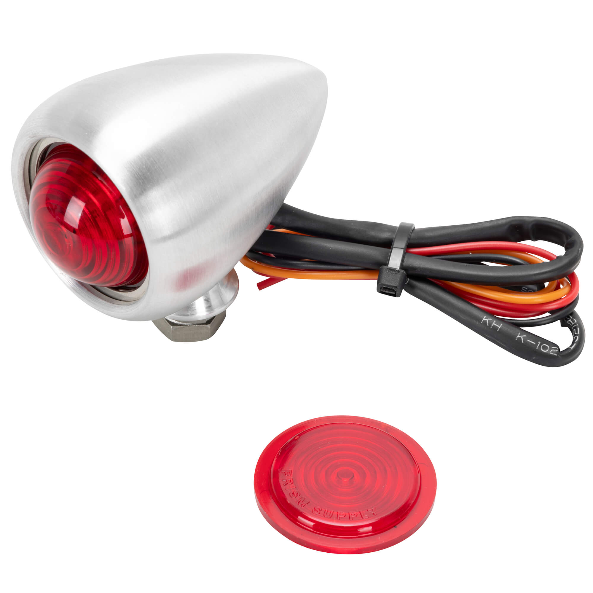 Bullet Engine Light Prism Supply Co. Bullet Tail Light - Bolt-On – Lowbrow Customs