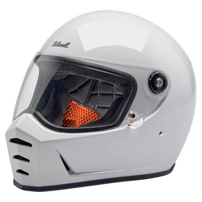 Lane Splitter DOT/ECE R22.06 Approved Full Face Helmet - Gloss White