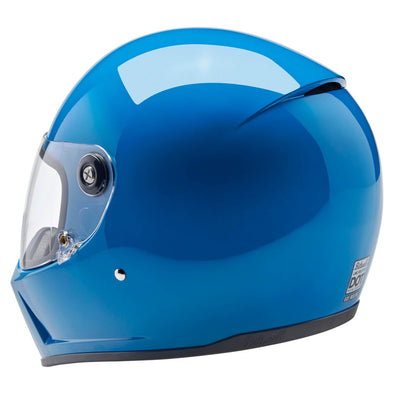 Lane Splitter DOT/ECE R22.06 Approved Full Face Helmet - Gloss Tahoe Blue