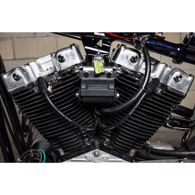 Lowbrow Customs Spark Plug Wire Set 1982-1994 Harley FXR and Gasbox Ironhead & Big Twin Top Motor Mounts