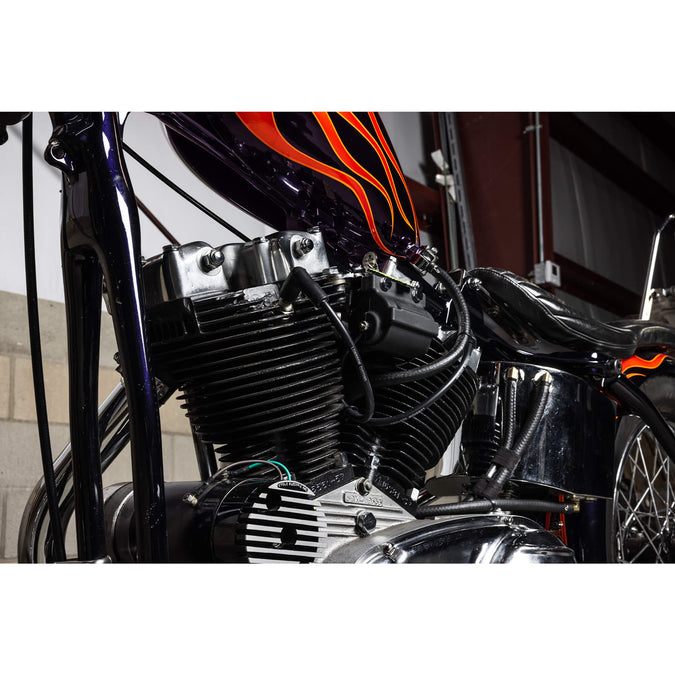 Lowbrow Customs Spark Plug Wire Set 1982-1994 Harley FXR and Gasbox Ironhead & Big Twin Top Motor Mounts