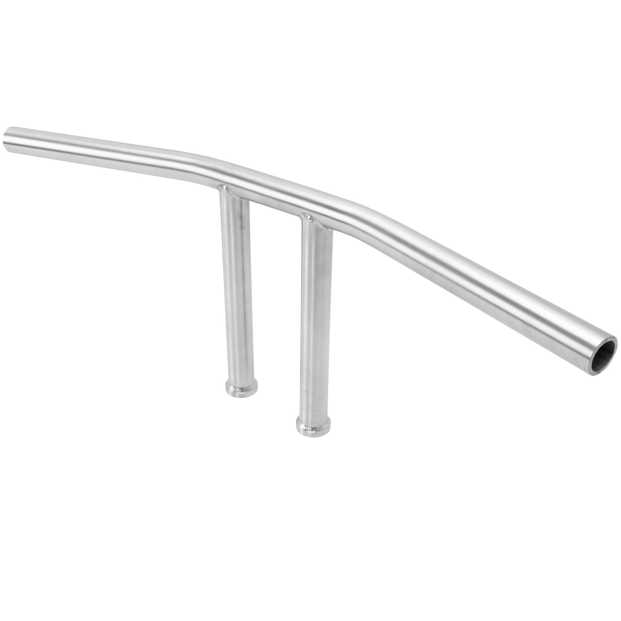 thumbnail image 2 of 1 Inch Chrome 8 Inch Rise Western Handlebars – Universal Motorcycle Replacement 2 of 4