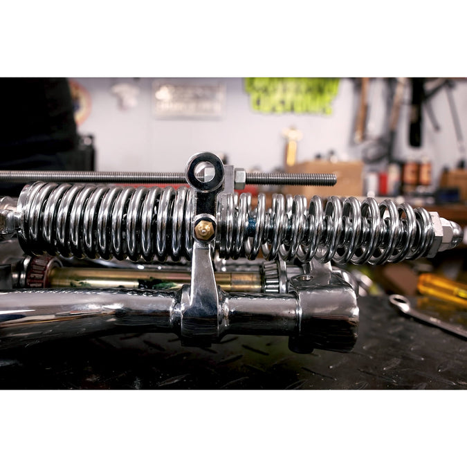 Premium Springer Fork Compressor Tool for Harley Style Springers