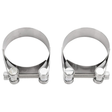 Premium Stainless Steel Exhaust Clamps 1948-1965 Harley-Davidson Panhead