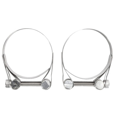 Premium Stainless Steel Exhaust Clamps 1948-1965 Harley-Davidson Panhead