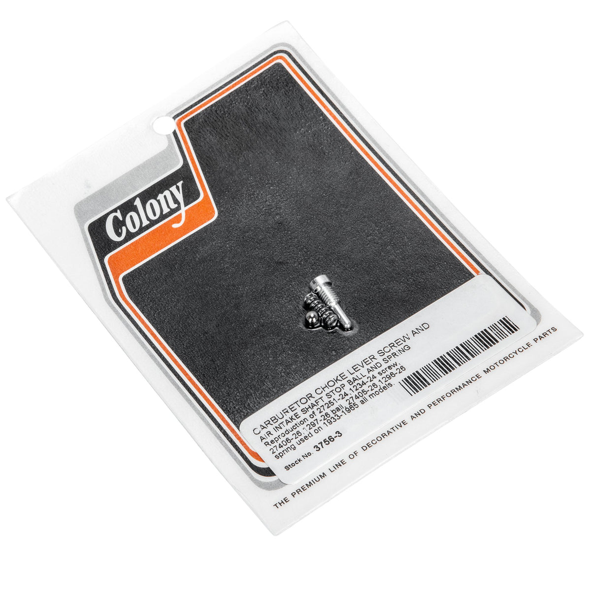 Colony Machine #3756-3 Carburetor Choke Screw/Air Intake Shaft Stop ...