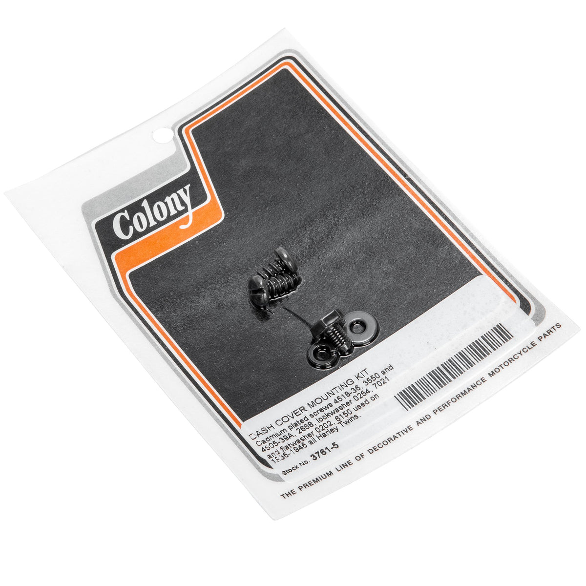 Colony Machine #3761-5 Dash Cover Mounting Kit 1936-1946 Harley ...