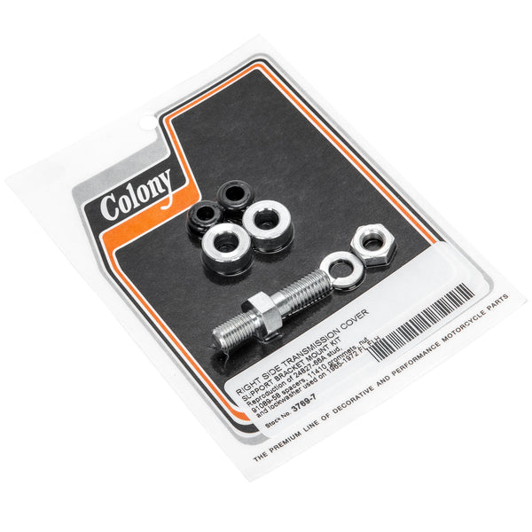 Colony #9419-19 Transmission Mounting Kit For 1965-Early 1977 Harley Big Twin – Zinc Finish, Complete Set