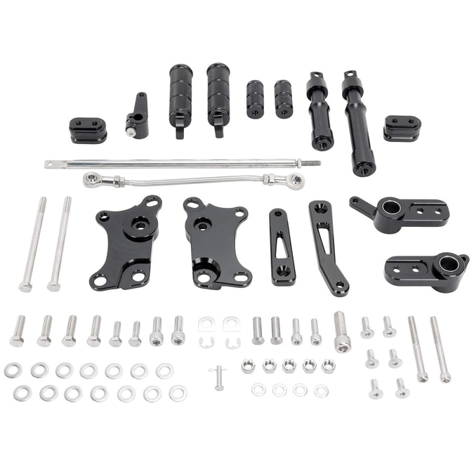 Forward Control Kit 1991-2003 Harley-Davidson Sportsters - Black Anodized
