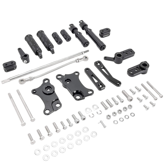 Forward Control Kit 1991-2003 Harley-Davidson Sportsters - Black Anodized