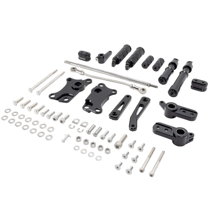Forward Control Kit 1991-2003 Harley-Davidson Sportsters - Black Anodized