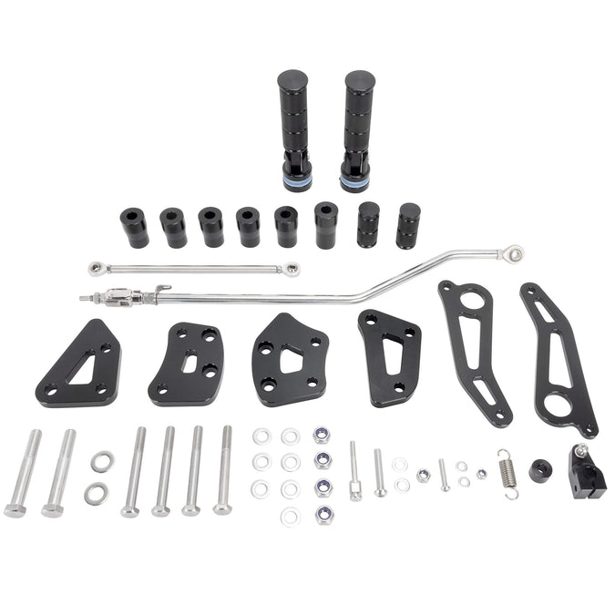 Forward Control Kit 2004-2013 Harley-Davidson Sportsters - Black Anodized