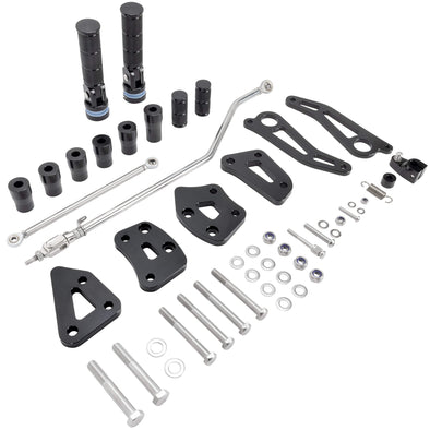 Forward Control Kit 2004-2013 Harley-Davidson Sportsters - Black Anodized