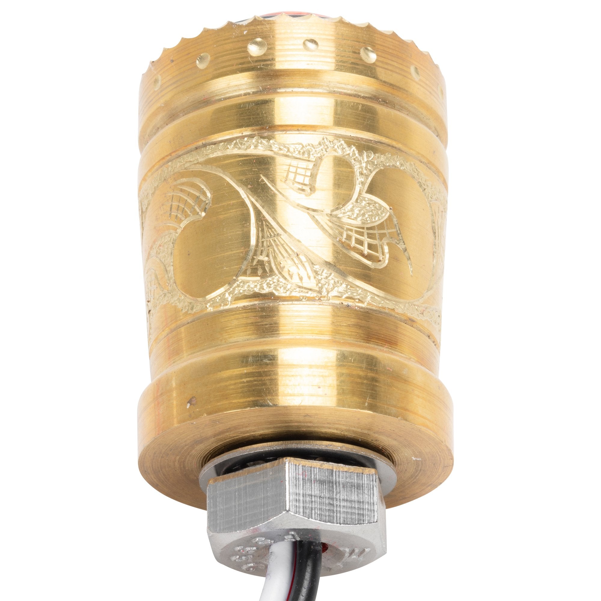 MVKustoms Hand Engraved Tail Light - Brass – Lowbrow Customs