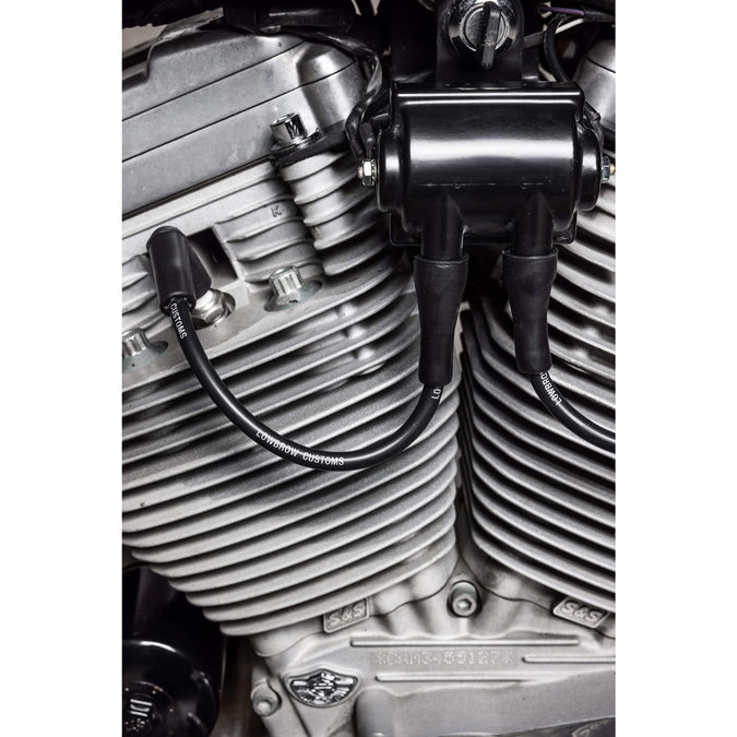 Spark Plug Wire Set For Use With Gasbox 1986-2003 Sportster Top Motor Mounts with Coil Relocation