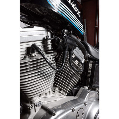 Spark Plug Wire Set For Use With Gasbox 1986-2003 Sportster Top Motor Mounts with Coil Relocation