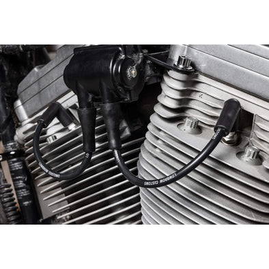 Spark Plug Wire Set For Use With Gasbox 1986-2003 Sportster Top Motor Mounts with Coil Relocation