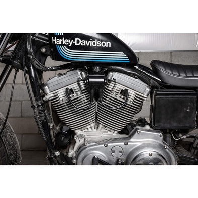 Spark Plug Wire Set For Use With Gasbox 1986-2003 Sportster Top Motor Mounts with Coil Relocation