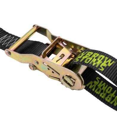 Deluxe Lowbrow Customs Ratcheting Tie-Downs With Soft Straps and Storage Bag
