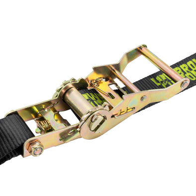 Deluxe Lowbrow Customs Ratcheting Tie-Downs With Soft Straps and Storage Bag
