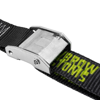 Deluxe Lowbrow Customs Cam Tie-Downs With Soft Straps and Storage Bag