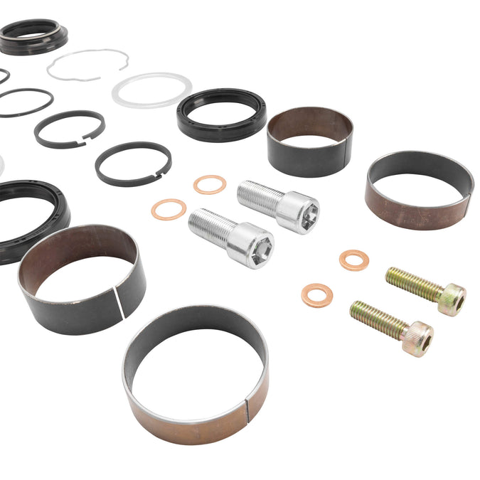 49mm Fork Leg Assembly Rebuild Kit 2006-2017 Harley-Davidson Dyna Glide Models w/8mm and 14mm Damper Bolts