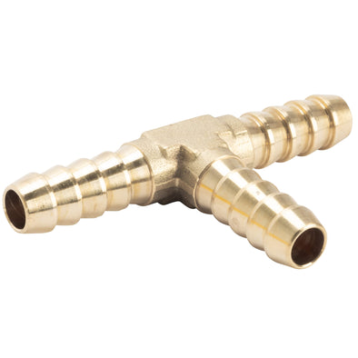 5/16 inch Hose Barb Tee - Brass