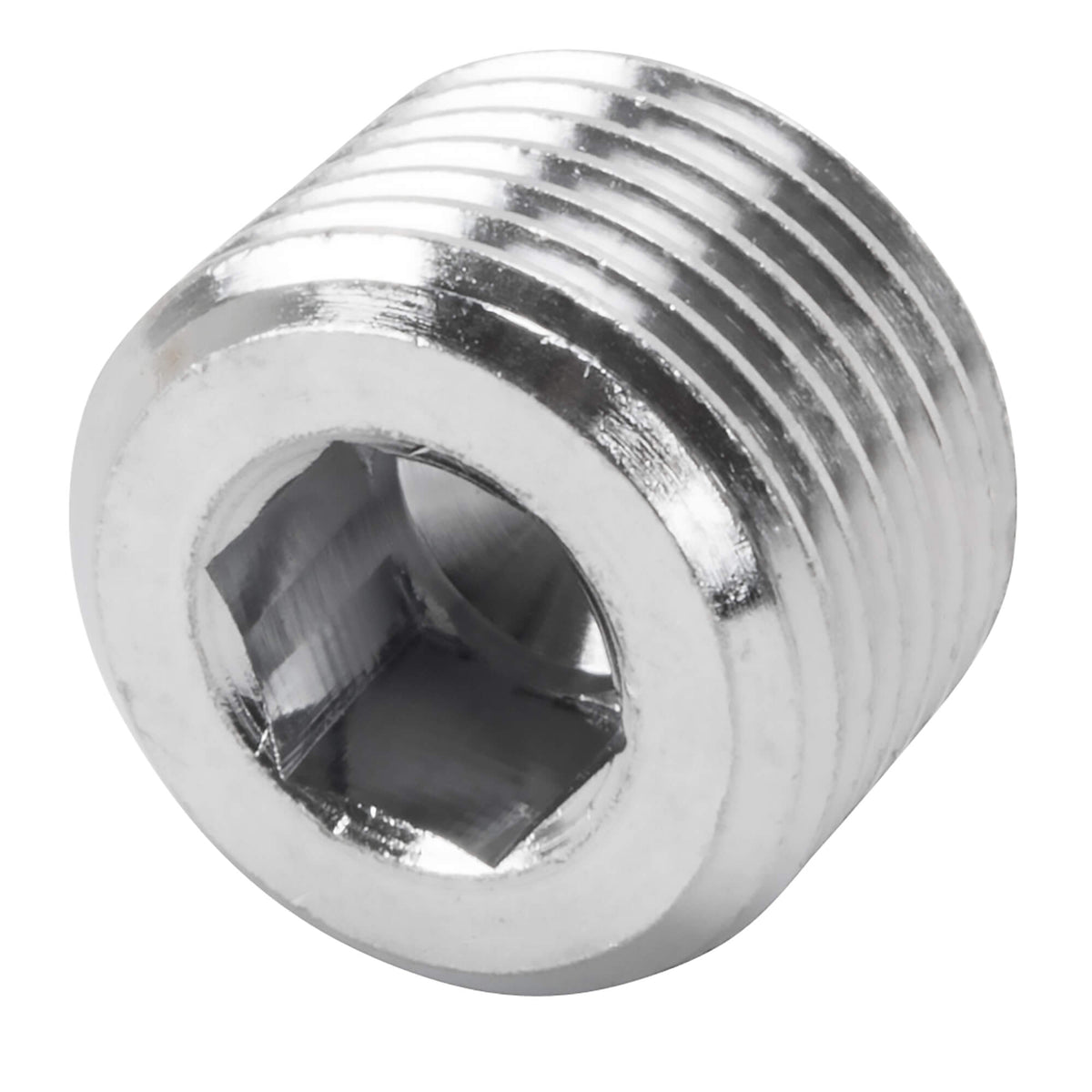 Cycle Standard Countersunk Allen Pipe Plug 3/8 inch NPT - Chrome ...