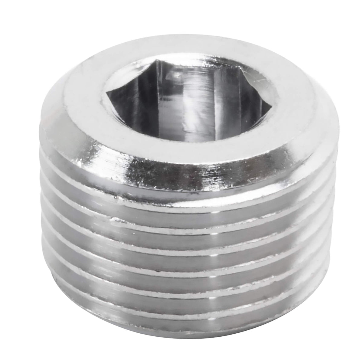 Cycle Standard Countersunk Allen Pipe Plug 3/8 inch NPT - Chrome ...