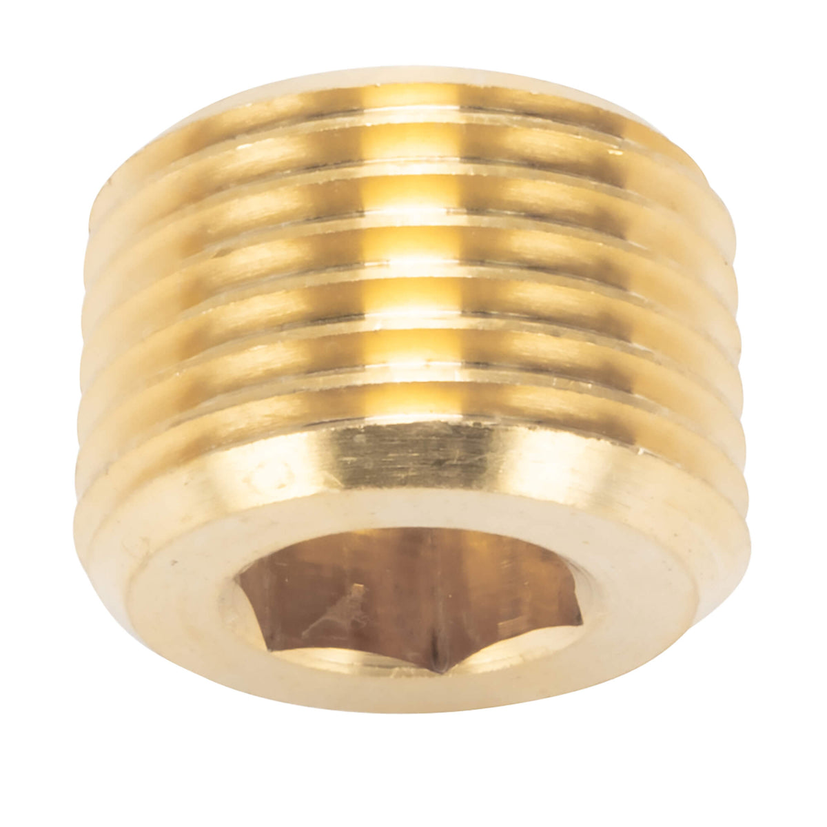 Cycle Standard Countersunk Allen Pipe Plug 3/8 inch NPT - Brass ...