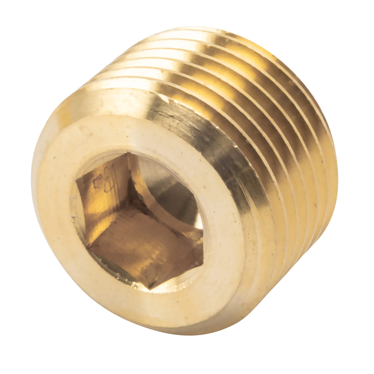 Cycle Standard Countersunk Allen Pipe Plug 3/8 inch NPT - Brass ...