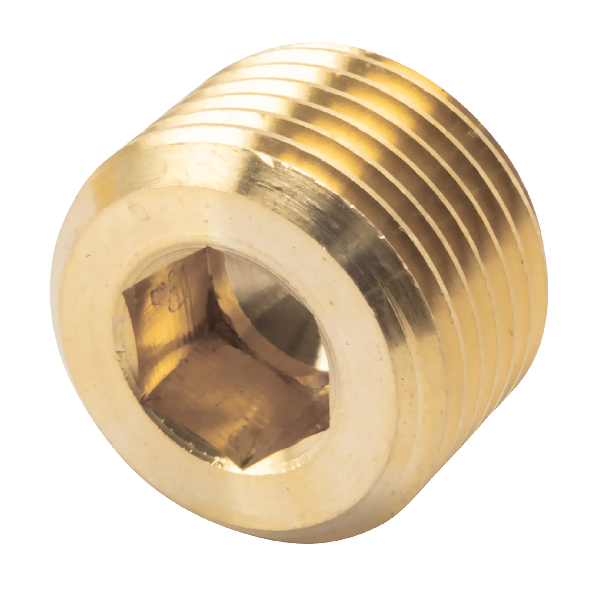 Cosunk Plug Cycle Standard Countersunk Allen Pipe Plug 3/8 inch NPT - Brass ...