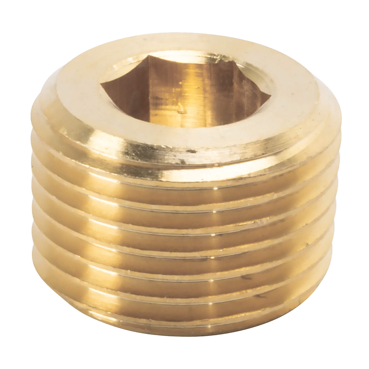 Cycle Standard Countersunk Allen Pipe Plug 3/8 inch NPT - Brass ...