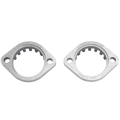 Finned Exhaust Flanges 1984-2025 Harley-Davidson Big Twin and 1986-2022 XL (Except Revolution Sportster)