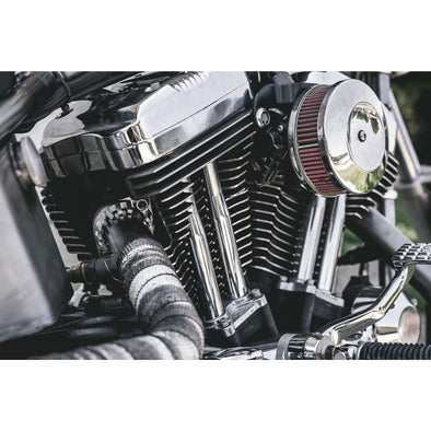 Finned Exhaust Flanges 1984-2025 Harley-Davidson Big Twin and 1986-2022 XL (Except Revolution Sportster)