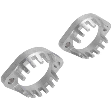 Finned Exhaust Flanges 1984-2025 Harley-Davidson Big Twin and 1986-2022 XL (Except Revolution Sportster)